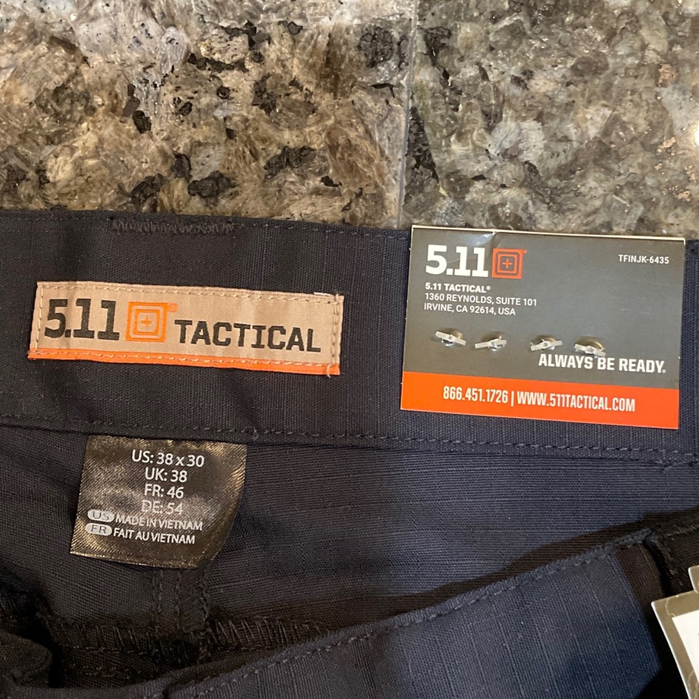 Men’s 5.11 Stryke Pants - Dark Navy - Picture 6 of 6